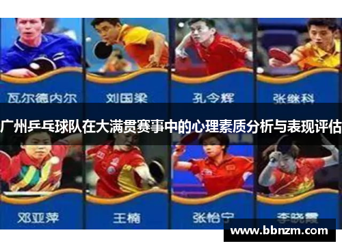 广州乒乓球队在大满贯赛事中的心理素质分析与表现评估